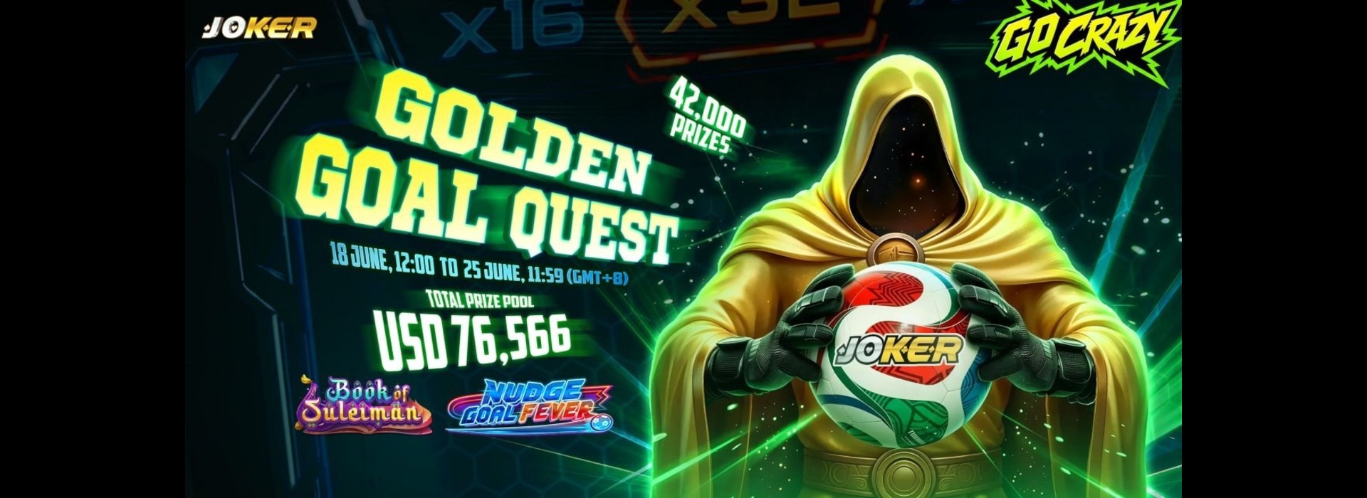 Golden Goal Quest : Joker Go-Crazy Competition